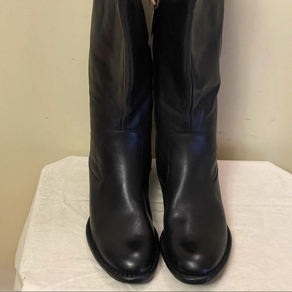 Born black tall boots size US 8 - Picture 2 of 15